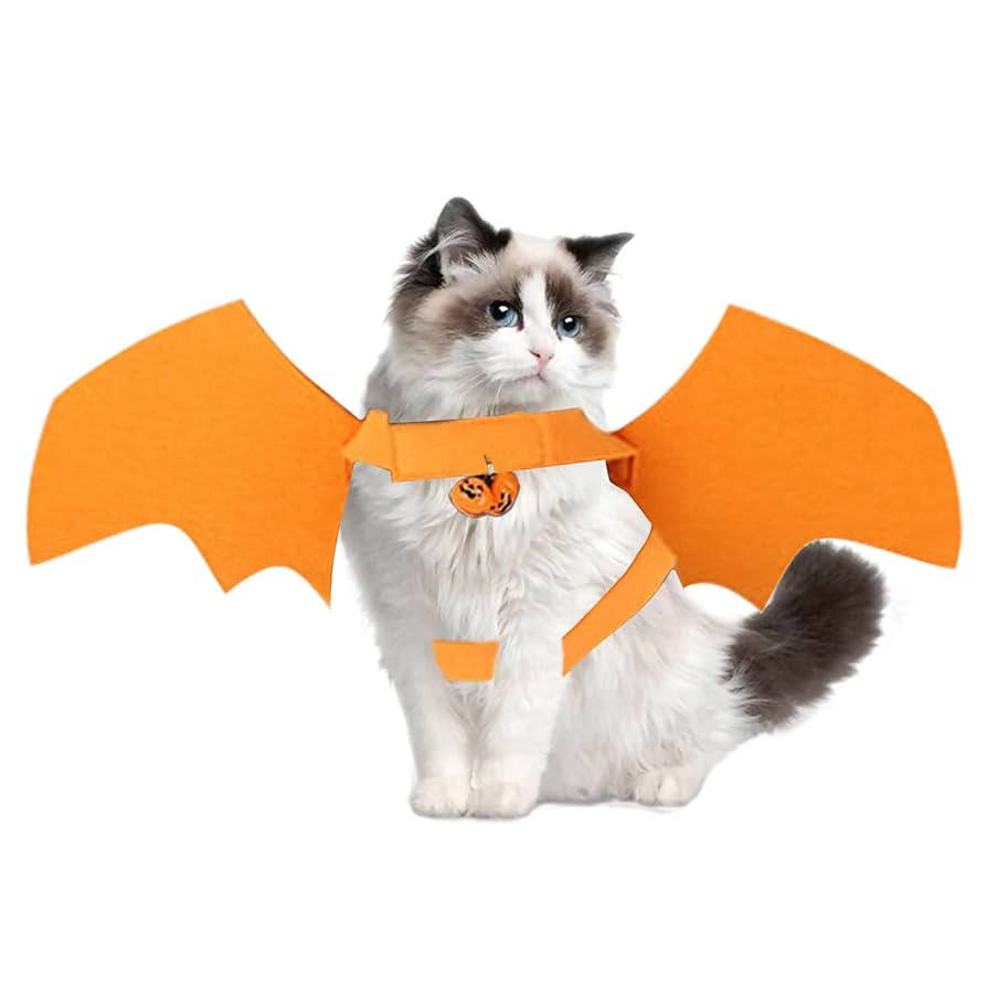 Amazon.co.jp: ペットの犬猫コウモリの翼 - 猫ハロウィン